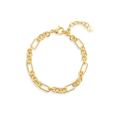 TEXTURED CHAINLINK BRACELET