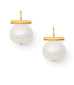 PEBBLE PEARL EARRINGS, MEDIUM