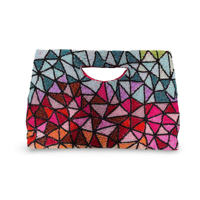 MULTI COLOR CUT OUT HANDLE CLUTCH