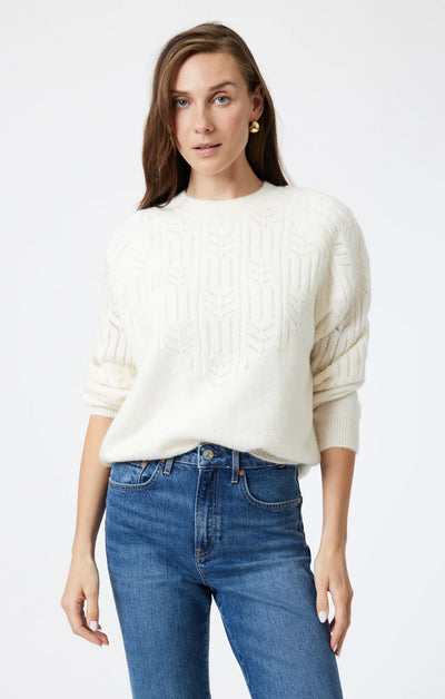 LACE DETAIL SWEATER