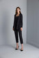 BLACK KNIT TROUSERS WITH DRAWSTRING WAIST