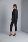 BLACK KNIT TROUSERS WITH DRAWSTRING WAIST