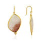 SIENA EARRINGS, LARGE RUTILATED QUARTZ